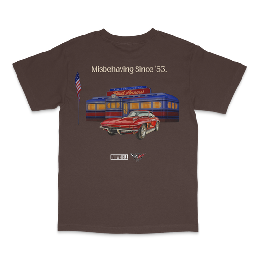 Mocha Misbehaving Since '53 Logo Tee